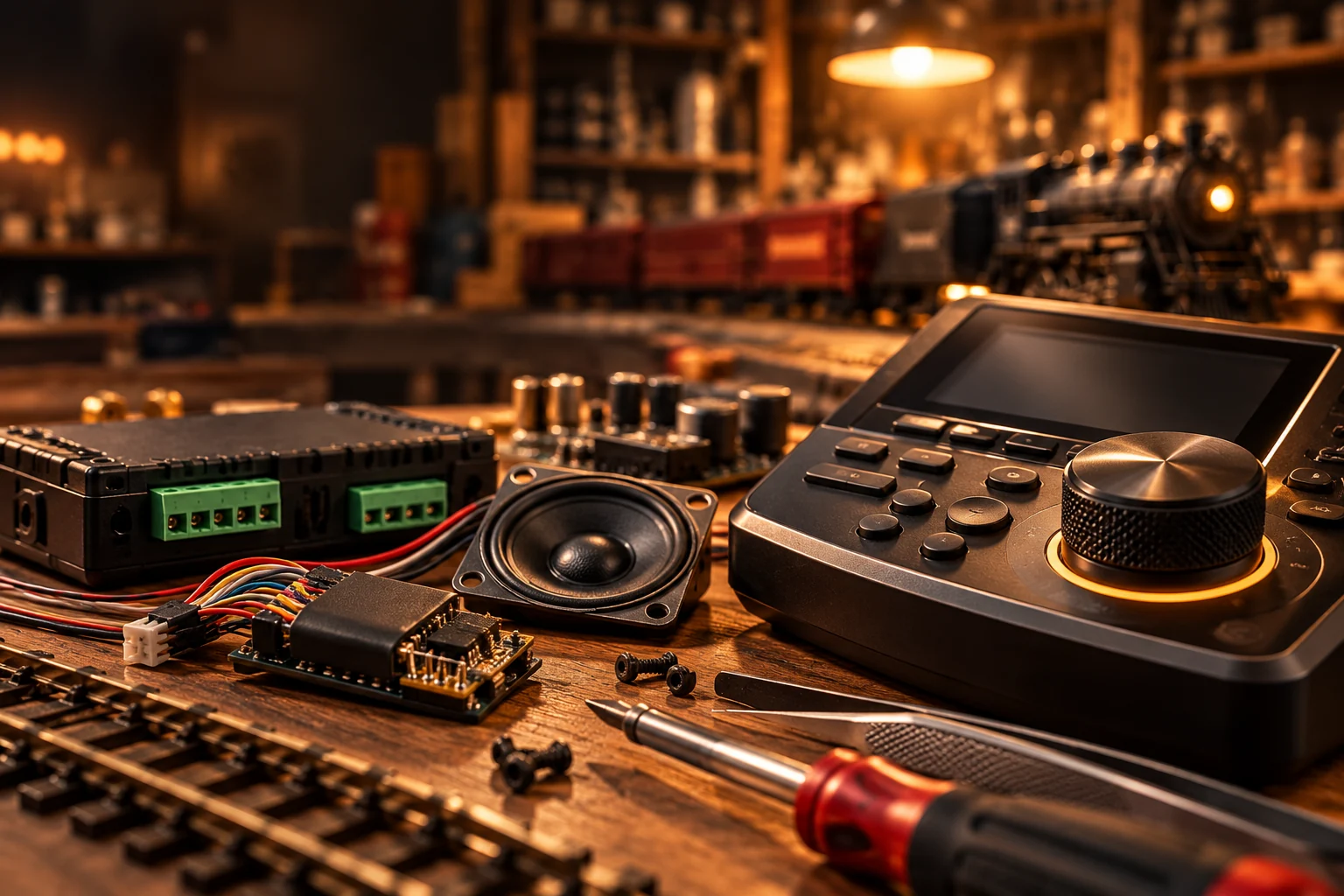 A digital model railroad controller